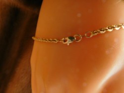 14k 1 4 gm bracelet end